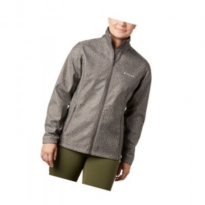 Dámské Bundy Columbia Airtrain Junction?Softshell Šedé | RTBM-53468
