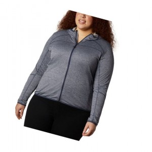 Dámské Bundy Columbia Baker Valley Hooded Fleece Tmavě Blankyt | VPJI-47905