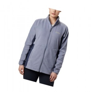 Dámské Bundy Columbia Basin Trail Fleece Full Zip Top Tmavě Blankyt | MWLI-23481