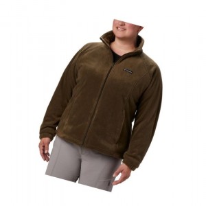Dámské Bundy Columbia Benton Springs Full Zip Plus Size Olivy Zelené | WHBZ-38712