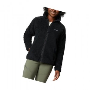 Dámské Bundy Columbia Cozy Camper Heavyweight Fleece Černé | MNIB-67538