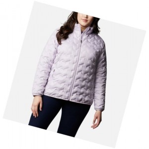 Dámské Bundy Columbia Delta Ridge Down Plus Size Fialové | EPMR-85103