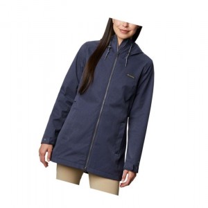 Dámské Bundy Columbia Ems Tmavě Blankyt | EUPN-38647
