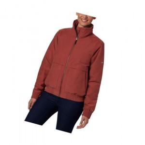 Dámské Bundy Columbia Firwood Bomber Červené | XWIE-16942