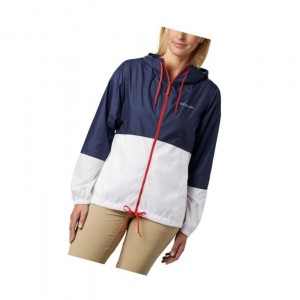 Dámské Bundy Columbia Flash Forward Windbreaker Tmavě Blankyt Bílé | XAQF-80214