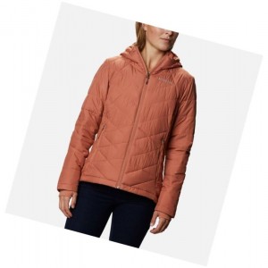 Dámské Bundy Columbia Heavenly Hooded Růžové | PZDY-43820