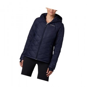 Dámské Bundy Columbia Heavenly Hooded Tmavě Blankyt | NMAR-24657