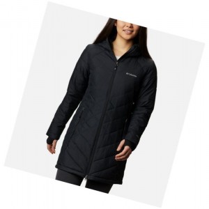 Dámské Bundy Columbia Heavenly Long Hooded Černé | ADGC-64328