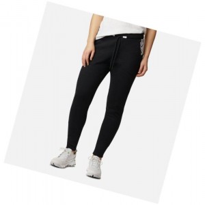 Dámské Kalhoty Columbia Lodge Knit Jogger Černé Bílé | AUVE-18730