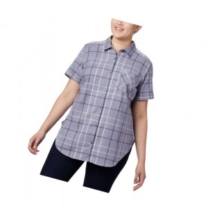 Dámské Košile Columbia Anytime Casual Stretch Short Sleeve Plus Size Fialové | TCHY-93541