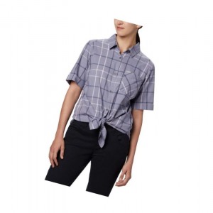 Dámské Košile Columbia Anytime Casual Stretch Short Sleeve Fialové | KVRZ-25463