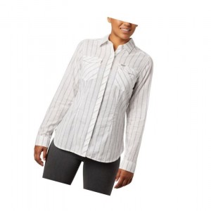 Dámské Košile Columbia Camp Henry II Long Sleeve Bílé | WHDF-03459