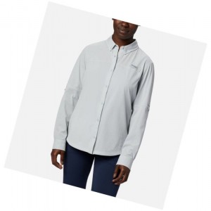 Dámské Košile Columbia Coral Point Long Sleeve Woven Šedé | LTHS-05796