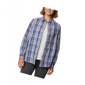Dámské Košile Columbia Eden Prairie Long Sleeve Blankyt | FIHQ-78296