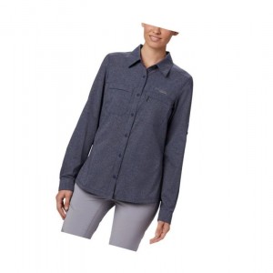 Dámské Košile Columbia Irico Long Sleeve Tmavě Blankyt | KUZC-19543