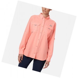 Dámské Košile Columbia PFG Bahama Long Sleeve Růžové | QTVS-86217