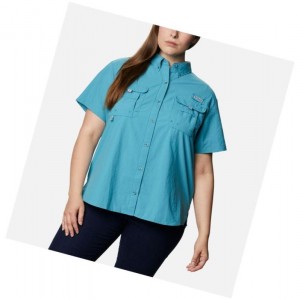 Dámské Košile Columbia PFG Bahama Short Sleeve Plus Size Blankyt | IVOL-86570