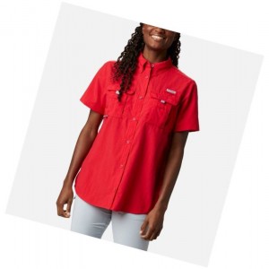 Dámské Košile Columbia PFG Bahama Short Sleeve Červené | ERDS-58420