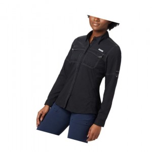 Dámské Košile Columbia PFG Lo Drag Long Sleeve Černé | RODG-58710