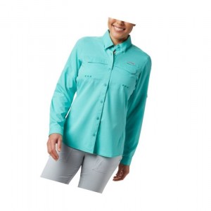 Dámské Košile Columbia PFG Lo Drag Long Sleeve Blankyt | ZDPK-63417