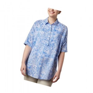Dámské Košile Columbia PFG Sun Drifter 3/4 Sleeve Tunic Blankyt | GOZH-67491