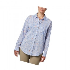 Dámské Košile Columbia PFG Sun Drifter II Long Sleeve Blankyt | KGYI-40319