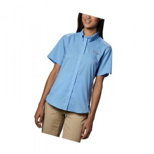 Dámské Košile Columbia PFG Tamiami II Short Sleeve Bílé | CXRV-83567