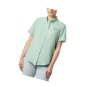 Dámské Košile Columbia PFG Tamiami II Short Sleeve Mátově Zelená | ZXON-53824
