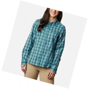 Dámské Košile Columbia Silver Ridge Lite Plaid Long Sleeve Blankyt | ILKY-03716