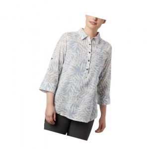 Dámské Košile Columbia Summer Ease Popover Tunic Šedé | KEIV-18574