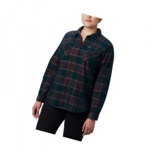 Dámské Košile Columbia Times Two Corduroy Long Sleeve Plus Size Blankyt | GNVO-41526