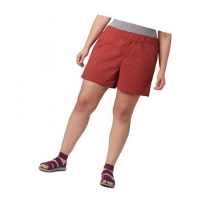 Dámské Kraťasy Columbia Firwood Camp II Plus Size Červené | KFEC-45129