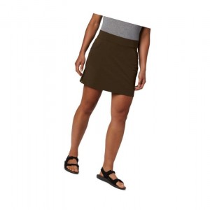 Dámské Krátké Sukně Columbia Anytime Casual Stretch Olivy Zelené | KRZQ-19503