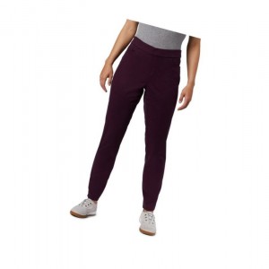 Dámské Legíny Columbia Pinnacle Peak Colored Twill Černé Růžové | GCTM-20894