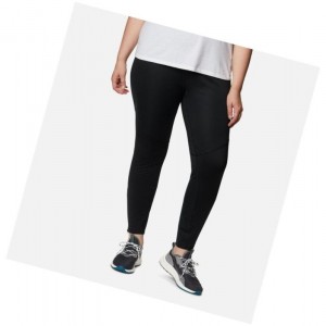 Dámské Legíny Columbia Roffe Ridge Windblock Plus Size Černé | ZGJK-25069