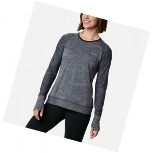 Dámské Mikina Columbia Adventura Hiking Long Sleeve Černé Maskáčové | VQBX-72831