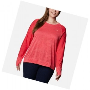 Dámské Mikina Columbia Adventura Hiking Long Sleeve Plus Size Světle Růžové Maskáčové | ZTHY-31704