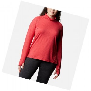 Dámské Mikina Columbia Bryce Canyon II Turtleneck Plus Size Světle Růžové | XIHD-30912