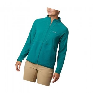 Dámské Mikina Columbia Bryce Peak Perforated Full Zip Světle Zelene | RFAC-45923