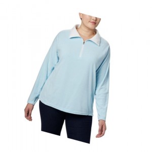 Dámské Mikina Columbia Glacial IV 1/2 Zip Plus Size Blankyt | WQFH-84132