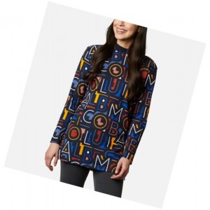 Dámské Mikina Columbia Lodge Hooded Tunic Tmavě Blankyt | GJCY-56032