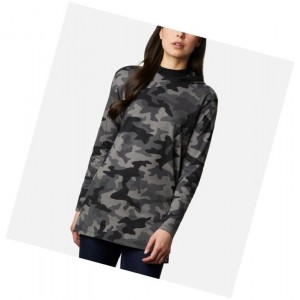 Dámské Mikina Columbia Lodge Hooded Tunic Černé Maskáčové | FHGI-06198