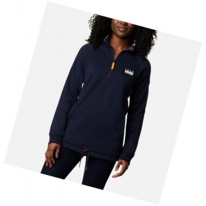Dámské Mikina Columbia Lodge II Tunic Tmavě Blankyt Viacfarebný | CMZS-52497