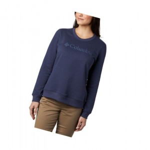 Dámské Mikina Columbia Logo Crew Top Tmavě Blankyt | WGBC-87416