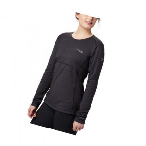 Dámské Mikina Columbia Mount Defiance Long Sleeve Knit Černé | TEPG-06729