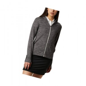 Dámské Mikina Columbia Omni-Wick Sky Full Zip Long Sleeve Černé | SLJD-67194