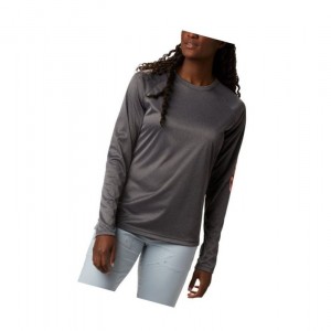 Dámské Mikina Columbia PFG Tidal Heather Long Sleeve Černé Růžové | URPJ-10243