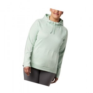 Dámské Mikina s Kapucí Columbia Bryce Canyon Plus Size Mátově Zelená | MLBR-63851