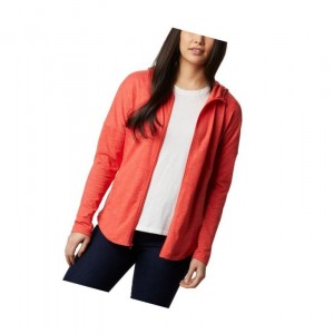 Dámské Mikina s Kapucí Columbia Cades Cove Full Zip Červené | NUTX-17264