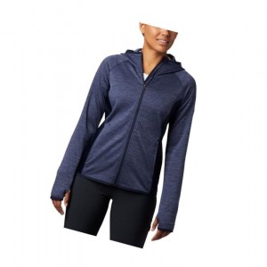 Dámské Mikina s Kapucí Columbia Optic Got It III Tmavě Blankyt | HYWO-42601